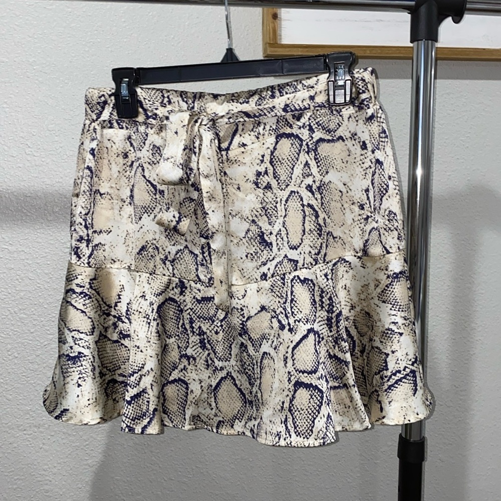 Snake Print Skort🖤